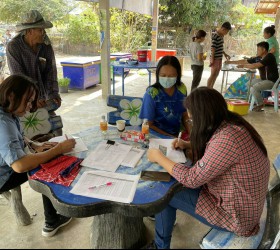 โครงการสำรวจข้อมูลจำนวนสัตว์และขึ้นทะเบียนสัตว์องค์การบริหารส่วนตำบลห้วยหินลาด 