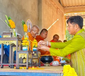 ทำบุญ ตักบาตร เนื่องในวันปีใหม่ ๒๕๖๗  