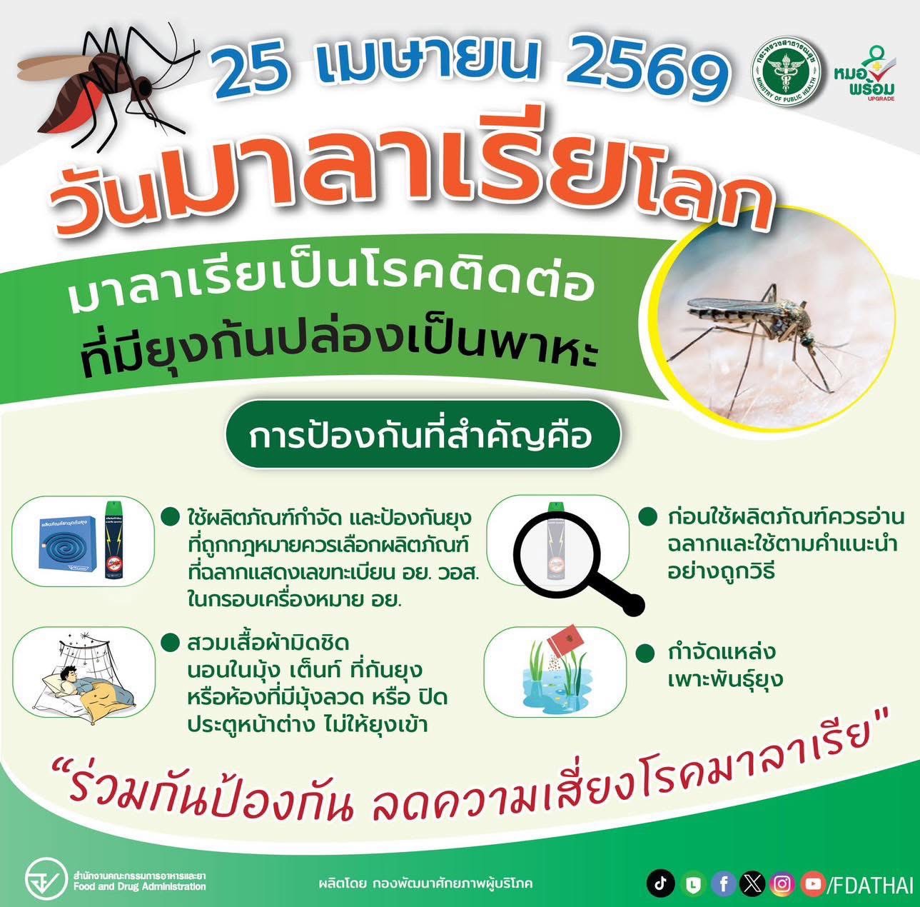วันมาลาเรียโลก (World Malaria Day)